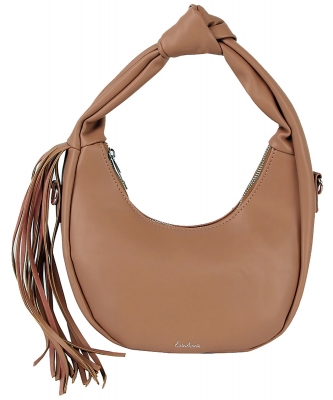Erin Annie Tassel Shoulder Bag Hobo EHU001 BROWN